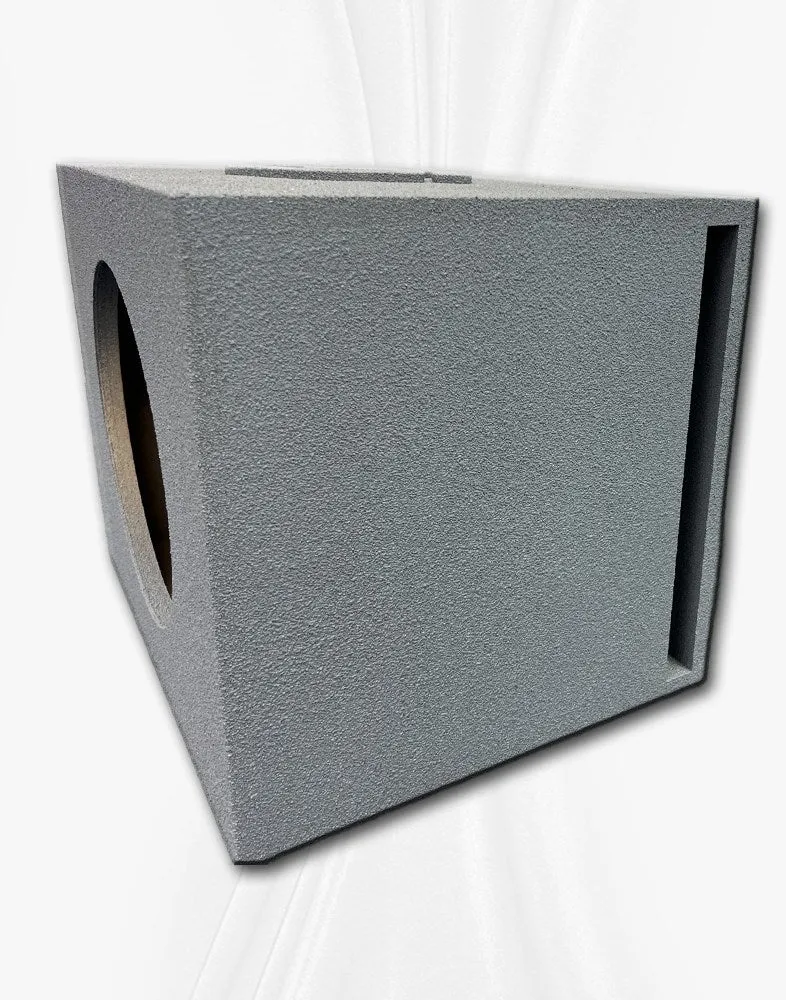 TechCrazy 12-inch Single Custom/Ported Subwoofer Box For Zeroflex TKO and Trex Subwoofer Series