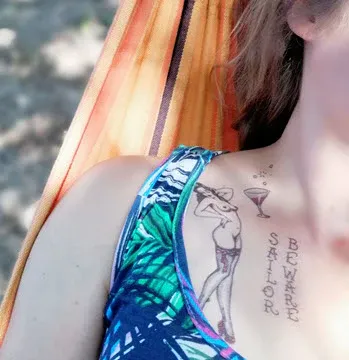 1940s Pin Up Girl Tattoo - Image 3