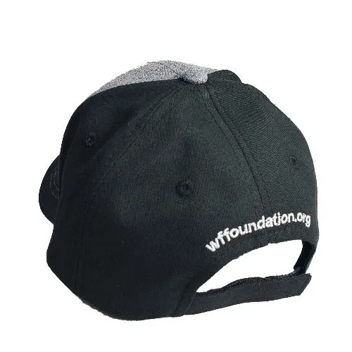 Ball Cap with Wreath (Grey/Black), Wildland Firefighter Foundation