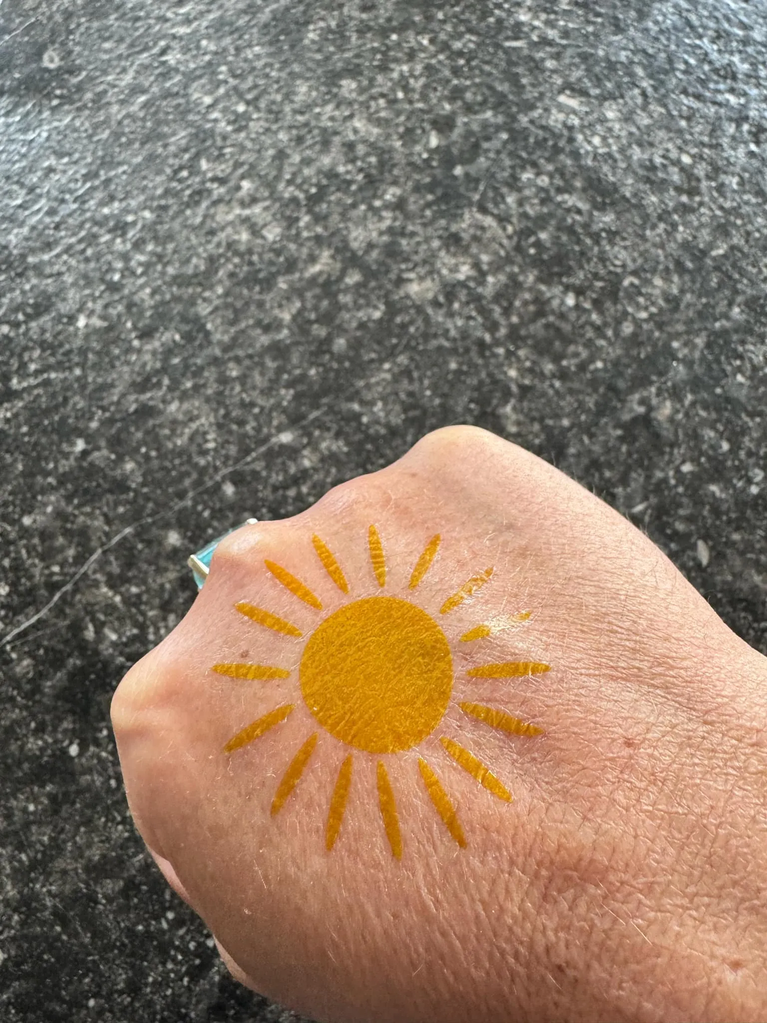 Anti-Burn Temporary Tattoo - Sun