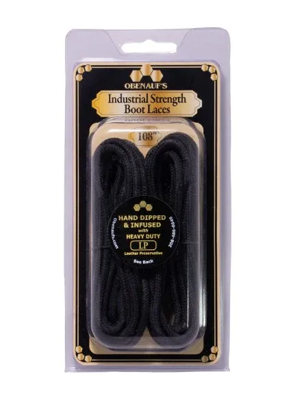 Nylon Laces 108″ Coated (Pair), Obenauf’s