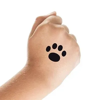 6 Paw Prints Tattoos