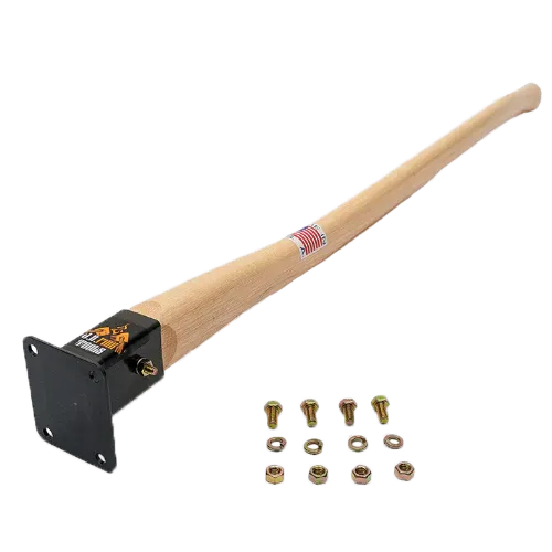Preassembled Rectangle Replacement Handle-40" Hickory, J.R. Fire Tools