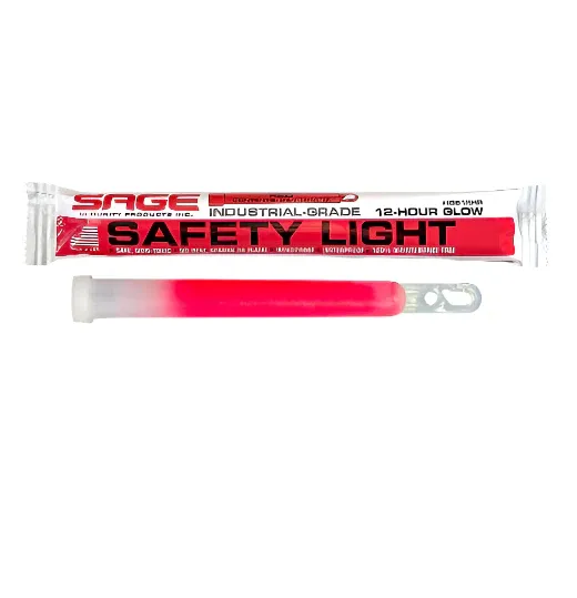 12 Hour Safety Light Sticks (6 Inch), Sage