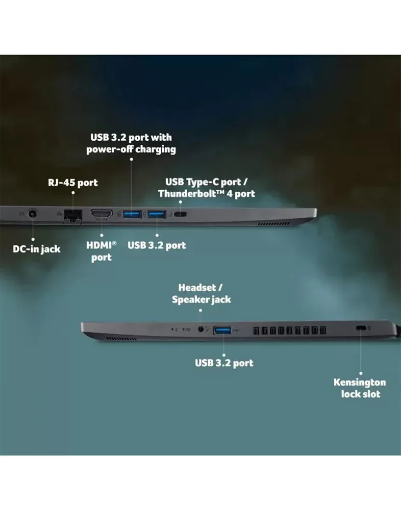 Acer Aspire 7 15.6-Inch i5 12th Gen 16GB 512GB NVidia GeForce TX 1650 4GB Gaming Laptop (Pre-Owned) - Image 3