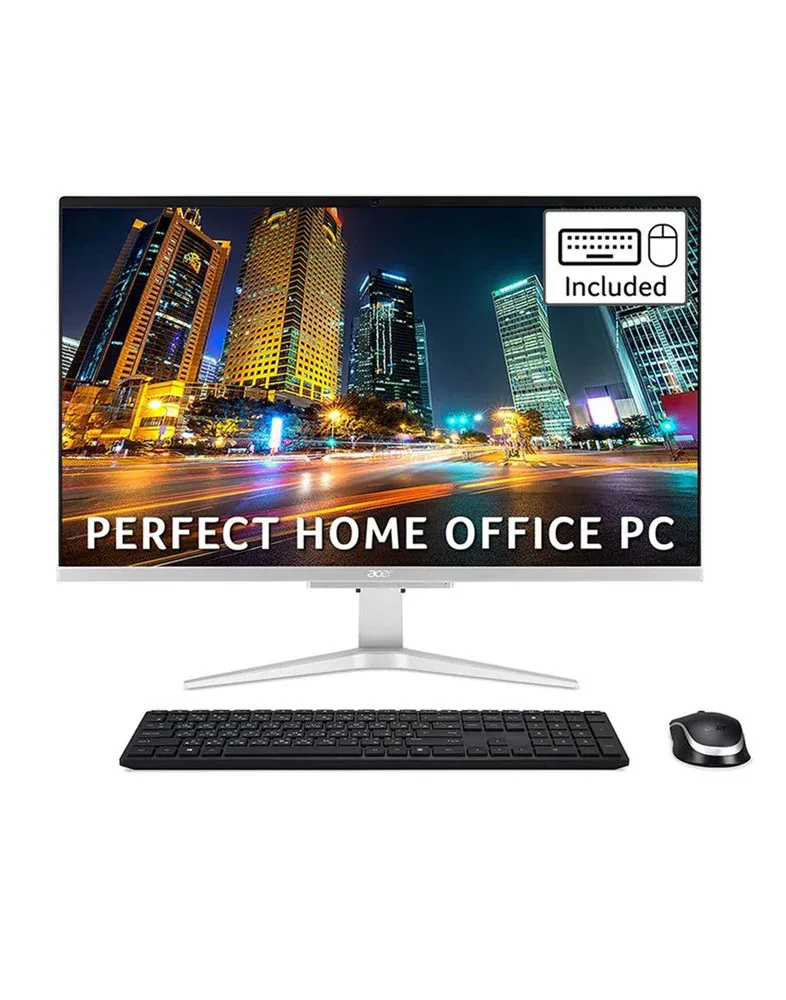 Acer Aspire C27 27-inch i5 11th Gen 8GB 1TB @2.40GHz Nividia GeForce MX330 Desktop + Keyboard & Mouse (As New Pre-Owned)