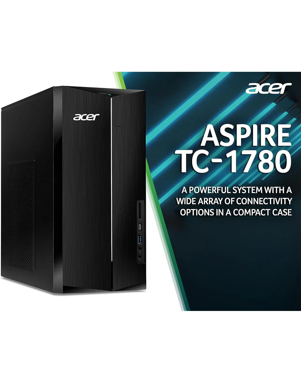 Acer Aspire TC-1780 i5 13th Gen 8GB 256GB Desktop Computer With Keyboard & Mouse (Very Good Pre-Owned) - Image 4