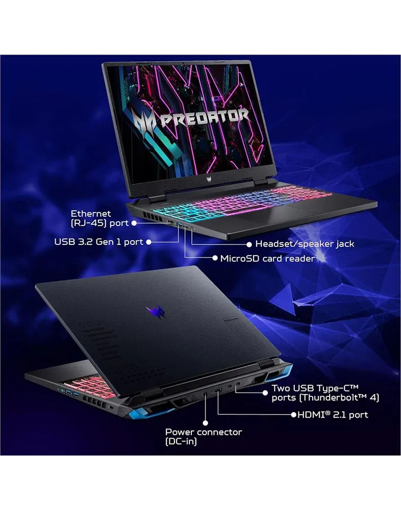 Acer Predator Helios Neo 16-inch i7-13th Gen 16GB 512GB Nividia GeForce RTX4060 8GB Gaming Laptop (As New - Pre-Owned) - Image 3