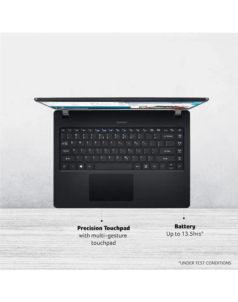 Acer Travel Mate P214 14-inch i5 11th Gen 8GB 256GB @2.40GHz Windows 11 Pro Laptop (Very Good Pre-Owned)