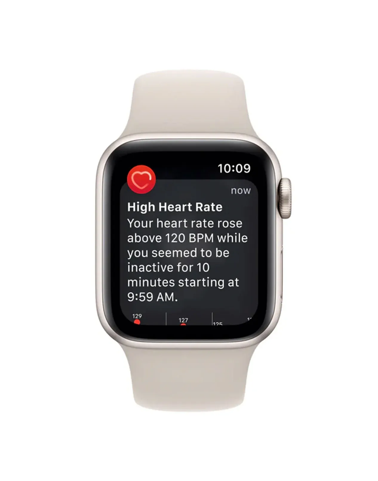 Apple Watch Series 8 45MM GPS + Cellular Starlight Aluminum Case Sport Band A2774 (Brand New)