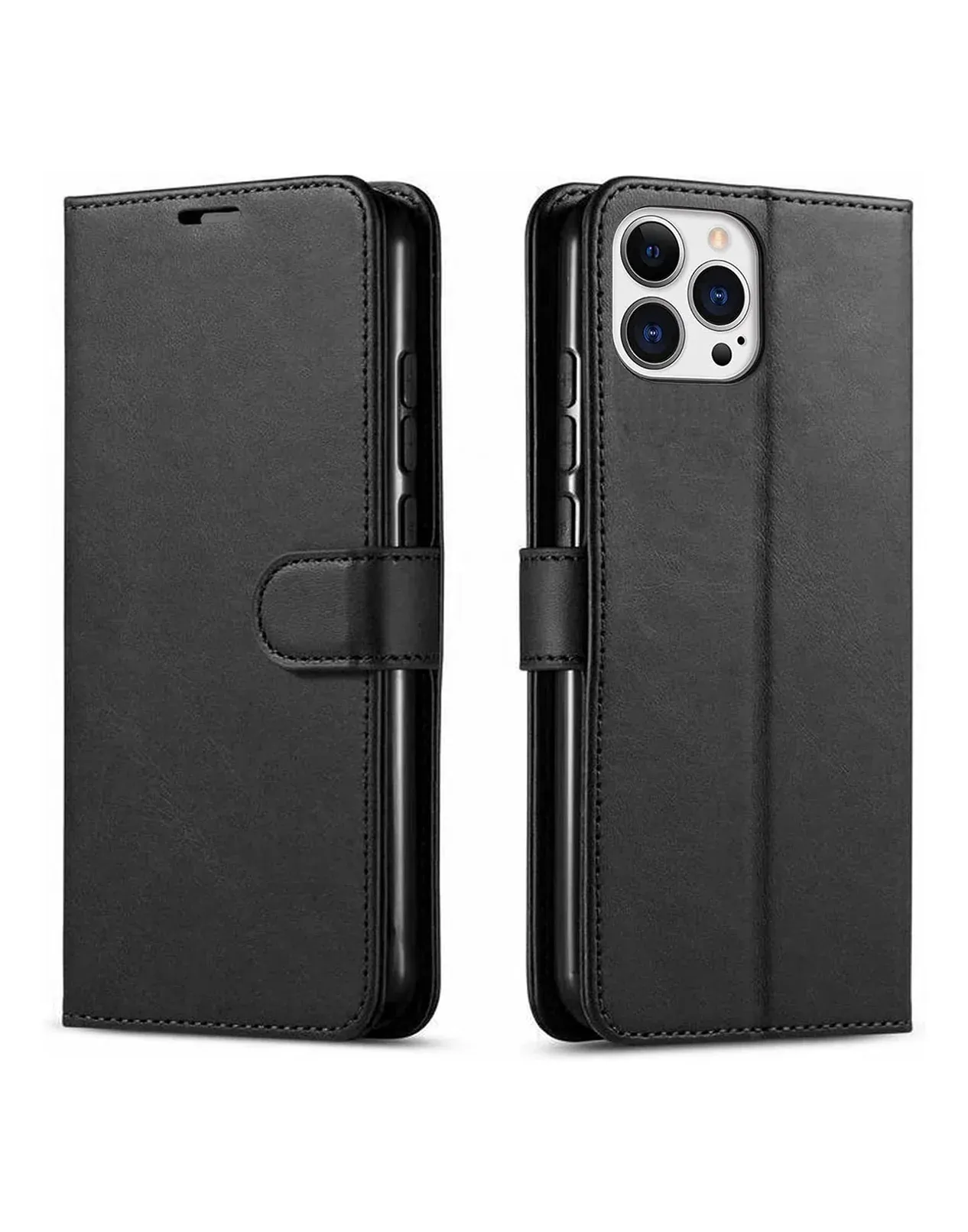 Apple iPhone 15 Pro Wallet Case - Black