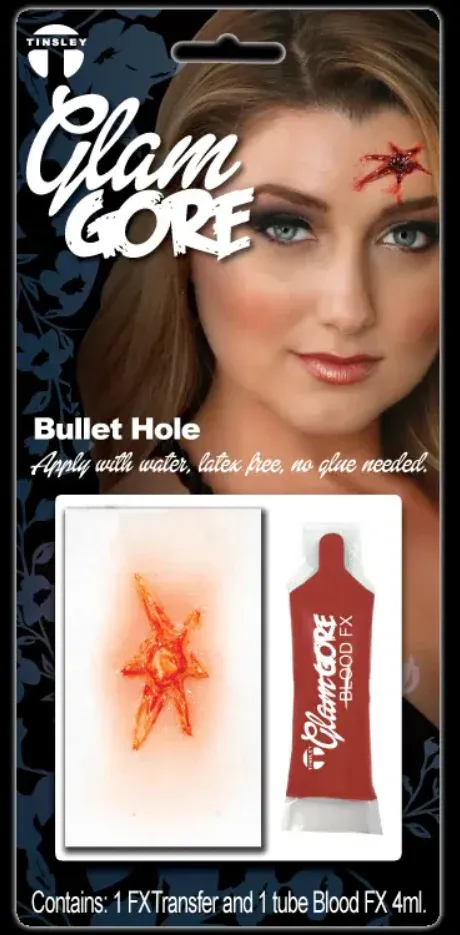 Bullet Hole – Glam Gore 3D Transfer Kit