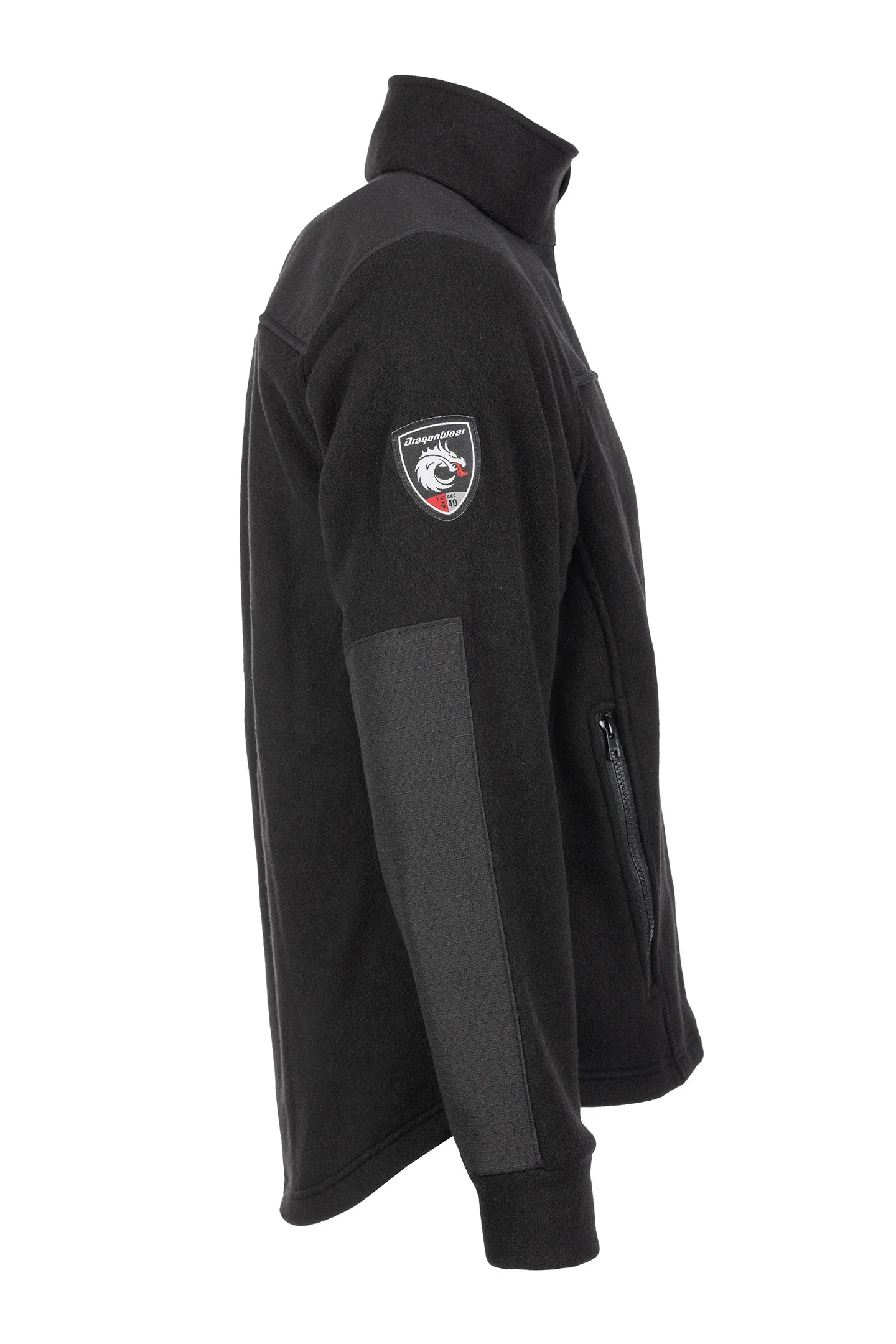 Exxtreme Jacket-SuperFleece (Black), DragonWear