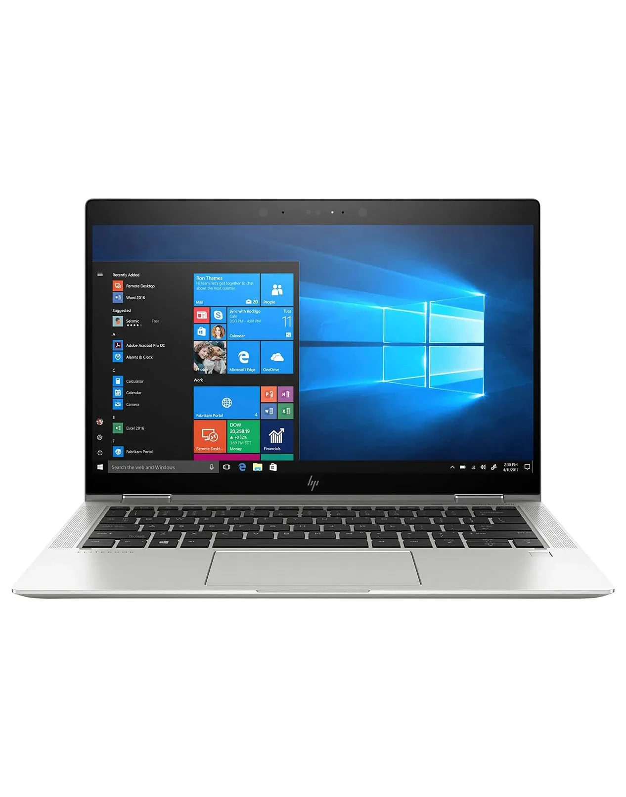HP Elitebook X360 1030 G3 13.3-inch i5-8350U 8th Gen 16GB 256GB @1.70GHz Windows 11 Pro Touch Screen Laptop (Good Pre-Owned)