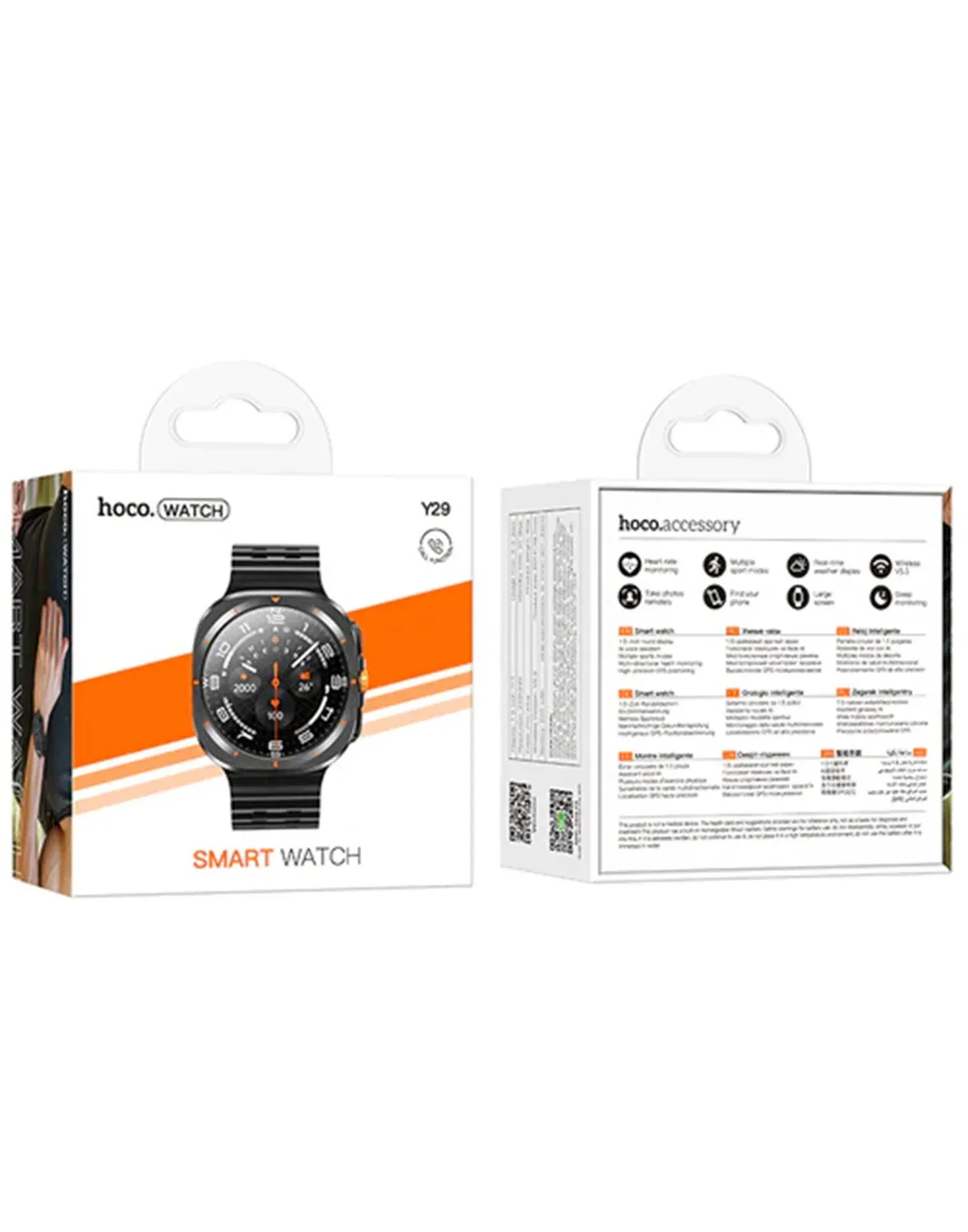 Hoco Smart Sports Watch With Calling Feature (Y29) (Brand New) - Image 5