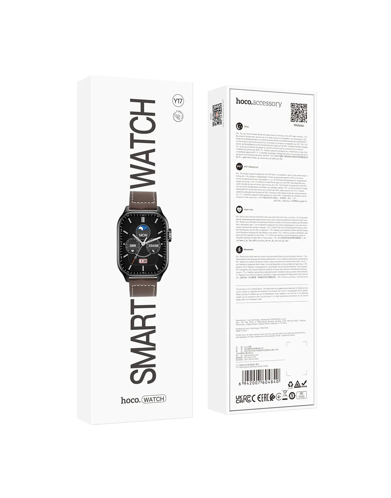 Hoco Smart Watch With Calling Feature (Y17) - Image 4