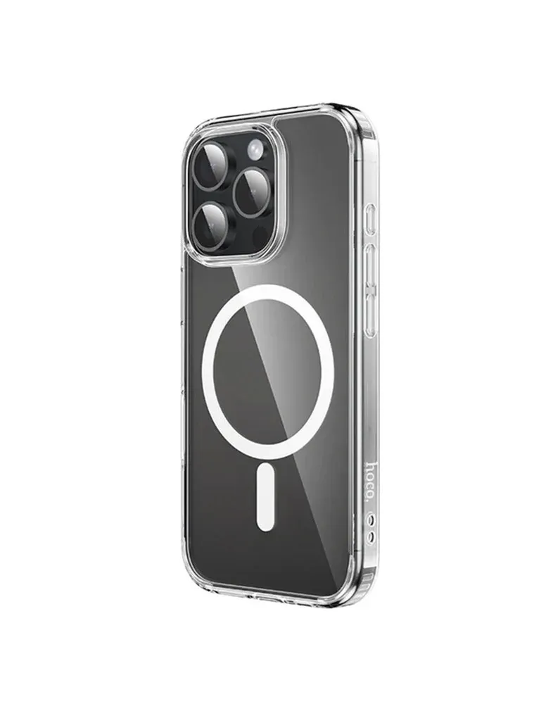 Hoco iPhone 16 Plus Magsafe Clear Case with Air Cushion