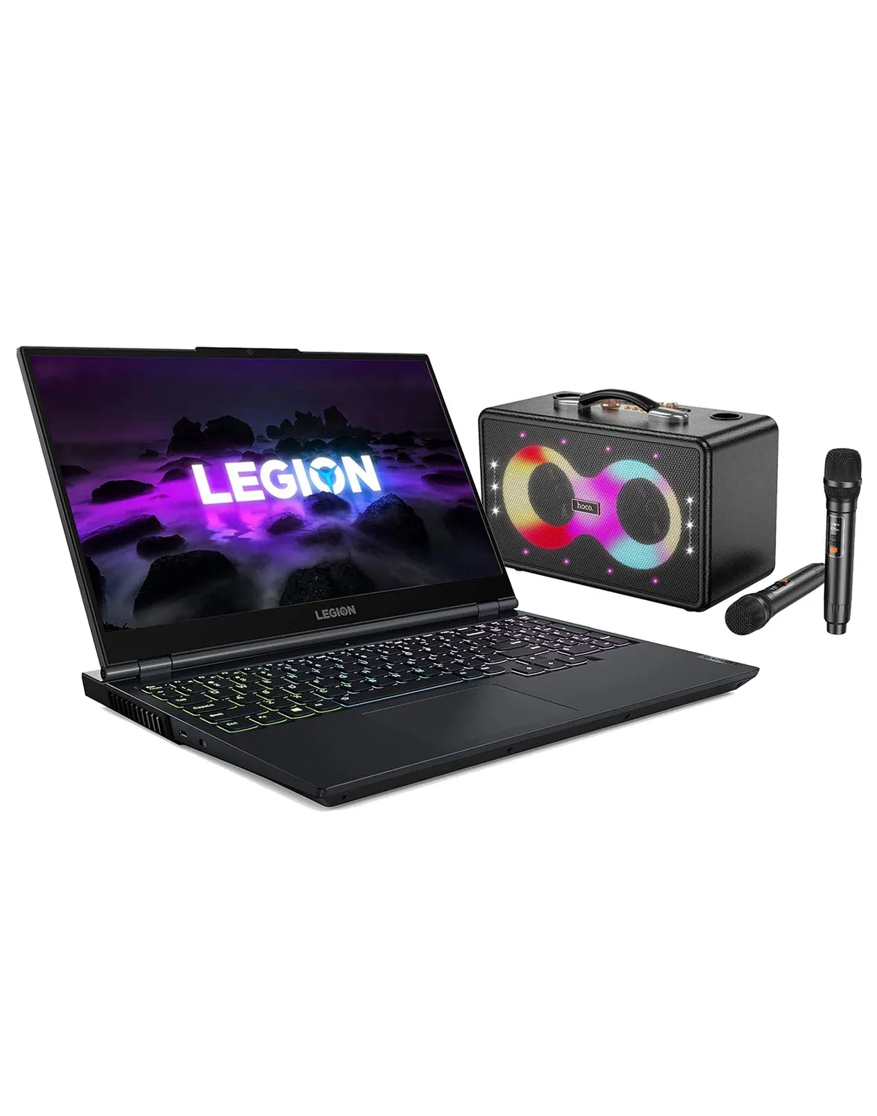 Lenovo Legion 5 15-inch 8GB 512GB Nvidia GeForce RTX 3050 Windows 11 Home Gaming Laptop (Brand New) + Free Bluetooth Speaker (HA8) (Bundle Deal)