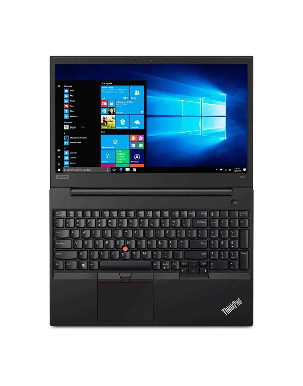 Lenovo ThinkPad E580 15.6-inch i5 7th Gen 12GB 256GB @2.5GHz Windows 11 Pro Laptop (Good Pre-Owned) - Image 3