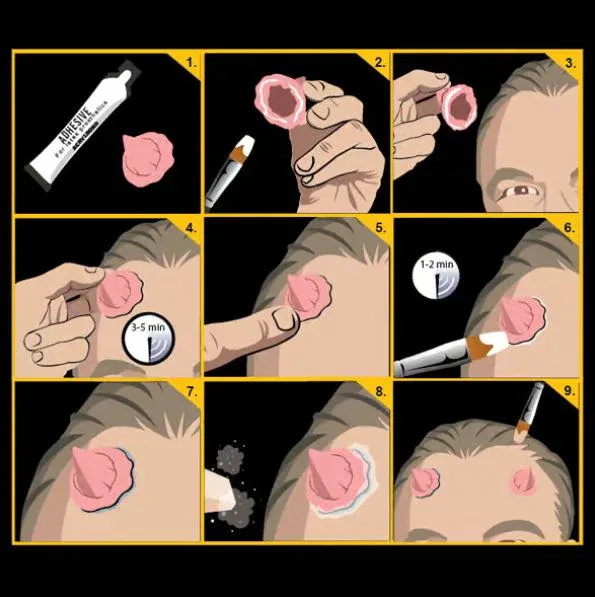 Little Horns – Black Label Latex Tinsley Transfers