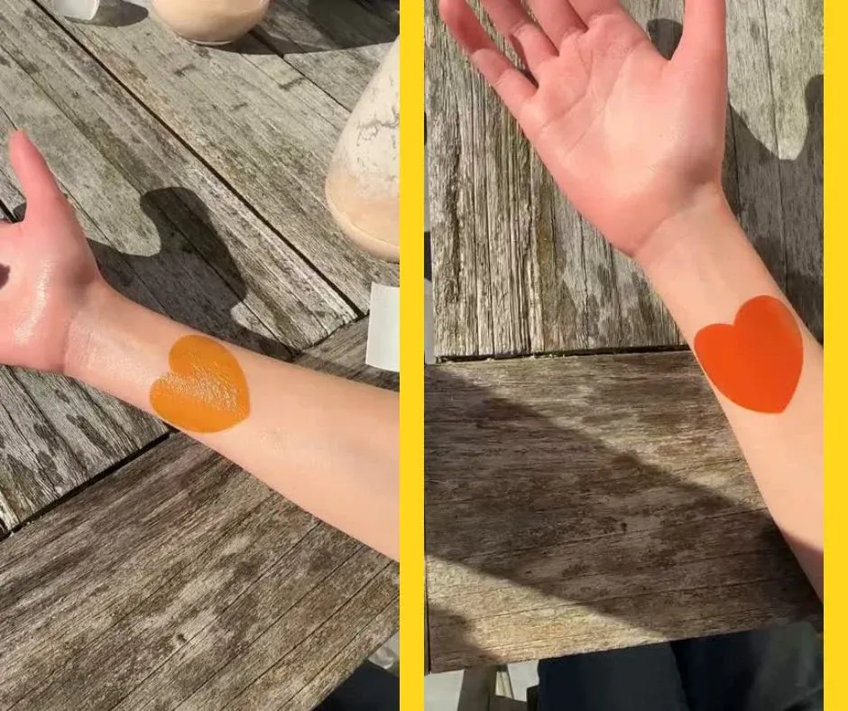 Anti-Burn Temporary Tattoo - Heart