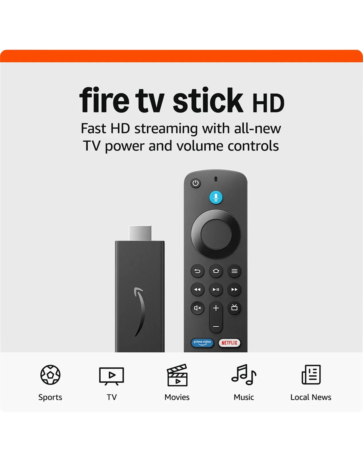 Amazon Fire TV Stick HD 2024