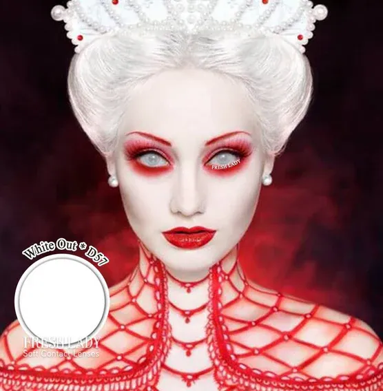 White Out Coloured Contact Lenses