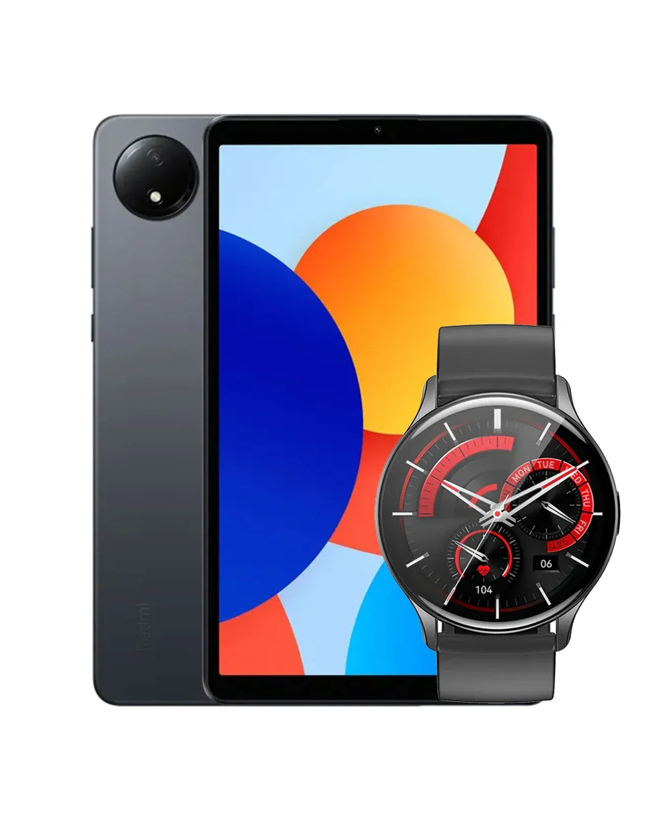 Xiaomi Redmi Pad Se (2023) 8.7-inch 4GB 64GB Wifi & Cellular 4G Tablet (Brand New) + Hoco Smart Watch (Y15) (Bundle Deal)