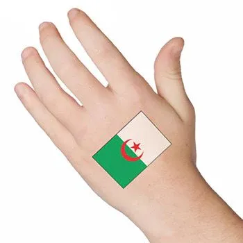 Algeria Flag Tattoo