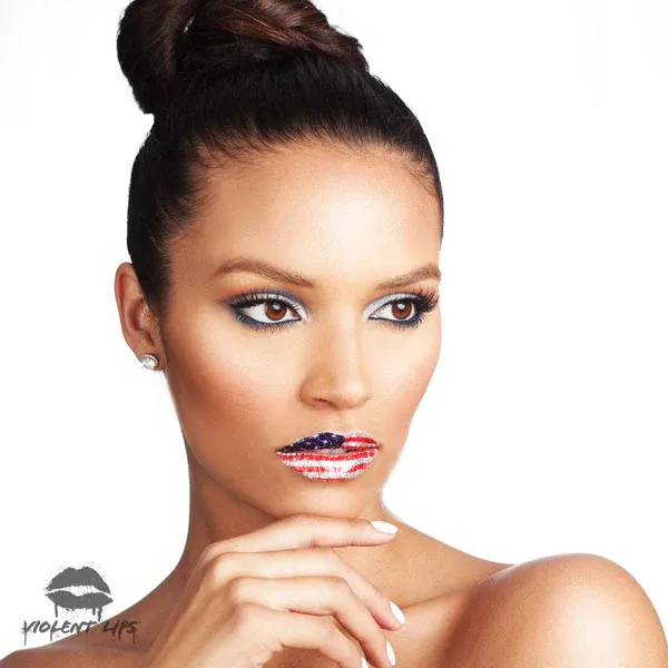 American Flag Glitteratti Violent Lips - Image 3