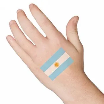 Argentina Flag Tattoo