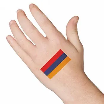 Armenia Flag Tattoo