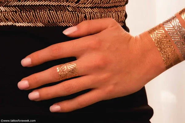 BFF Metallic Tattoos