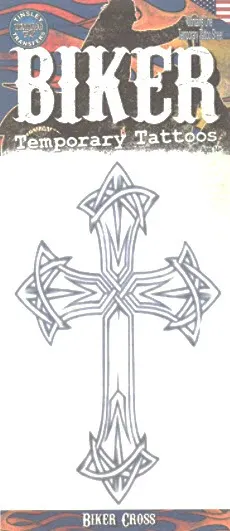 Biker Cross Tattoo
