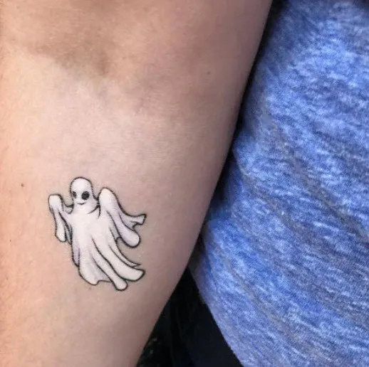Black Eyed Ghost Tattoo