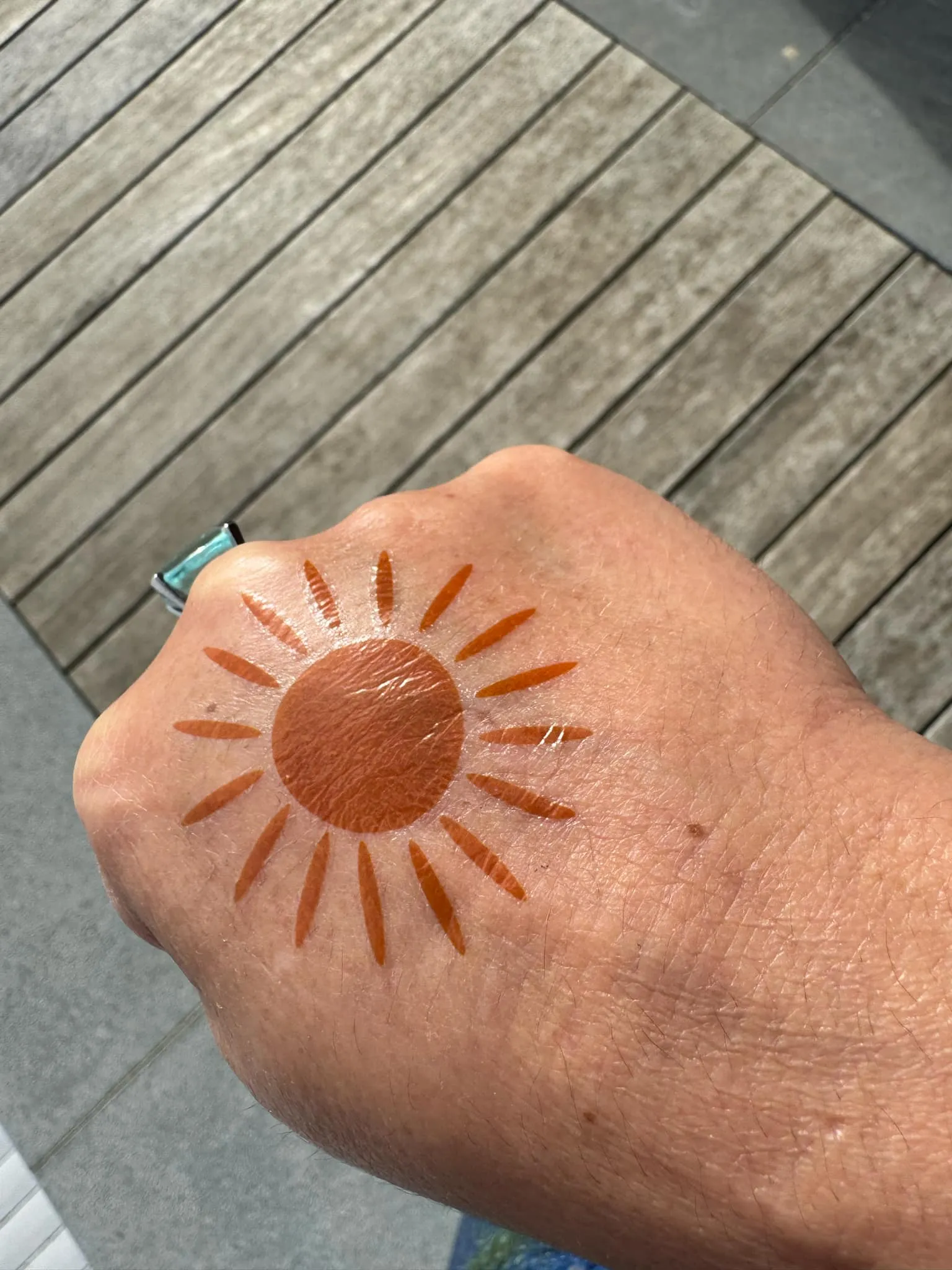 Anti-Burn Temporary Tattoo – Sun