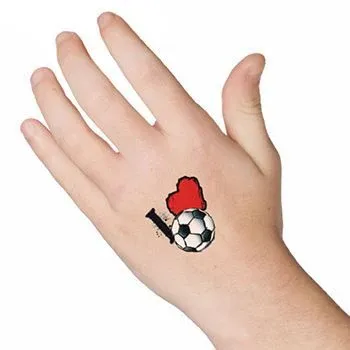 I Love Football Tattoo