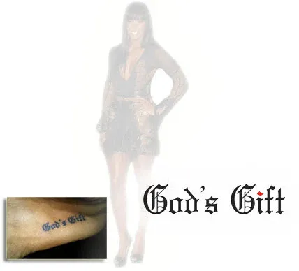Kelly Rowland – God’s Gift Tattoo