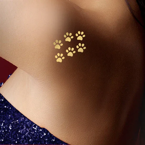 6 Golden Paws Tattoos