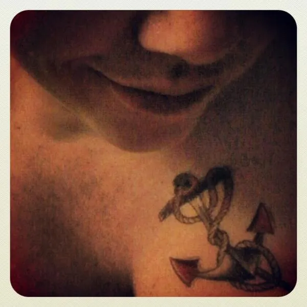 1950s Heart & Anchor Tattoos