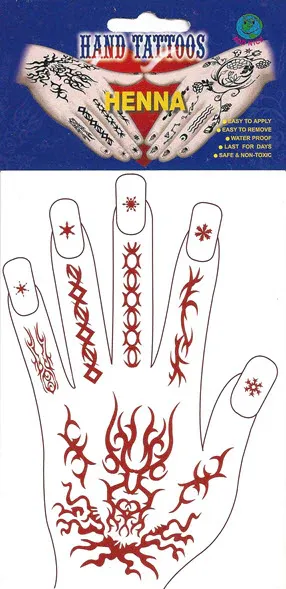 Baraka Right Hand Henna Tattoo