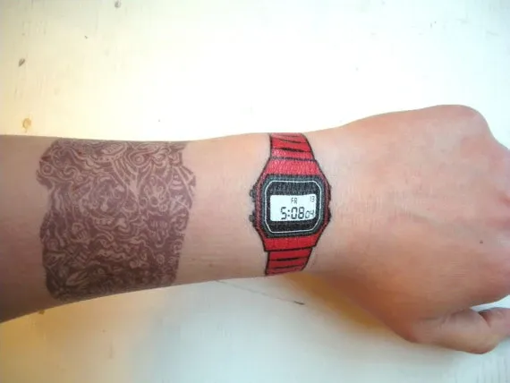 Hipster Champ Stamps Tattoo