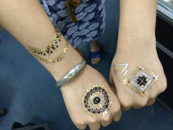 Hjorte Metallic Tattoos