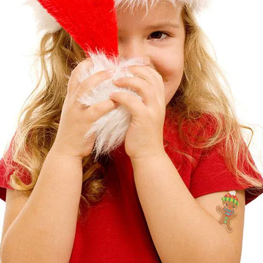 Holiday Gingerbread Man Tattoo