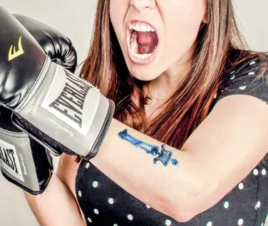 Human Skeleton Tattoo