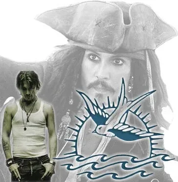 Johnny Depp – Jack Sparrow Tattoo