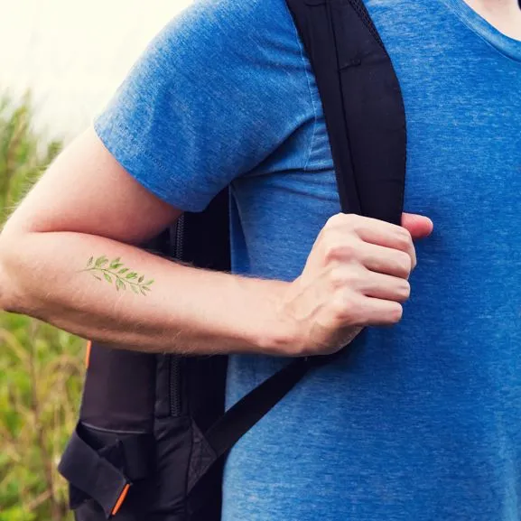 Watercolor Leaves Tattoo