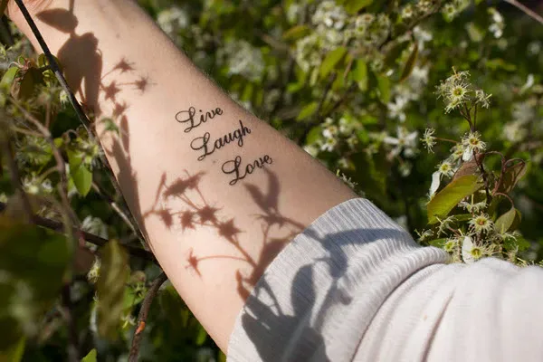 Live Laugh Love Tattoos