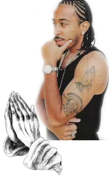 Ludacris – Prayer Hands Tattoo