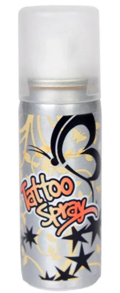 Orange Mango Tango Temporary Tattoo Spray 50 ml + 3 Stencils